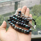 Crystal Tasbih Multicolor Misbaha 33 Beads Bracelet Muslim Eid Adha Accessories