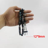 Crystal Tasbih Multicolor Misbaha 33 Beads Bracelet Muslim Eid Adha Accessories