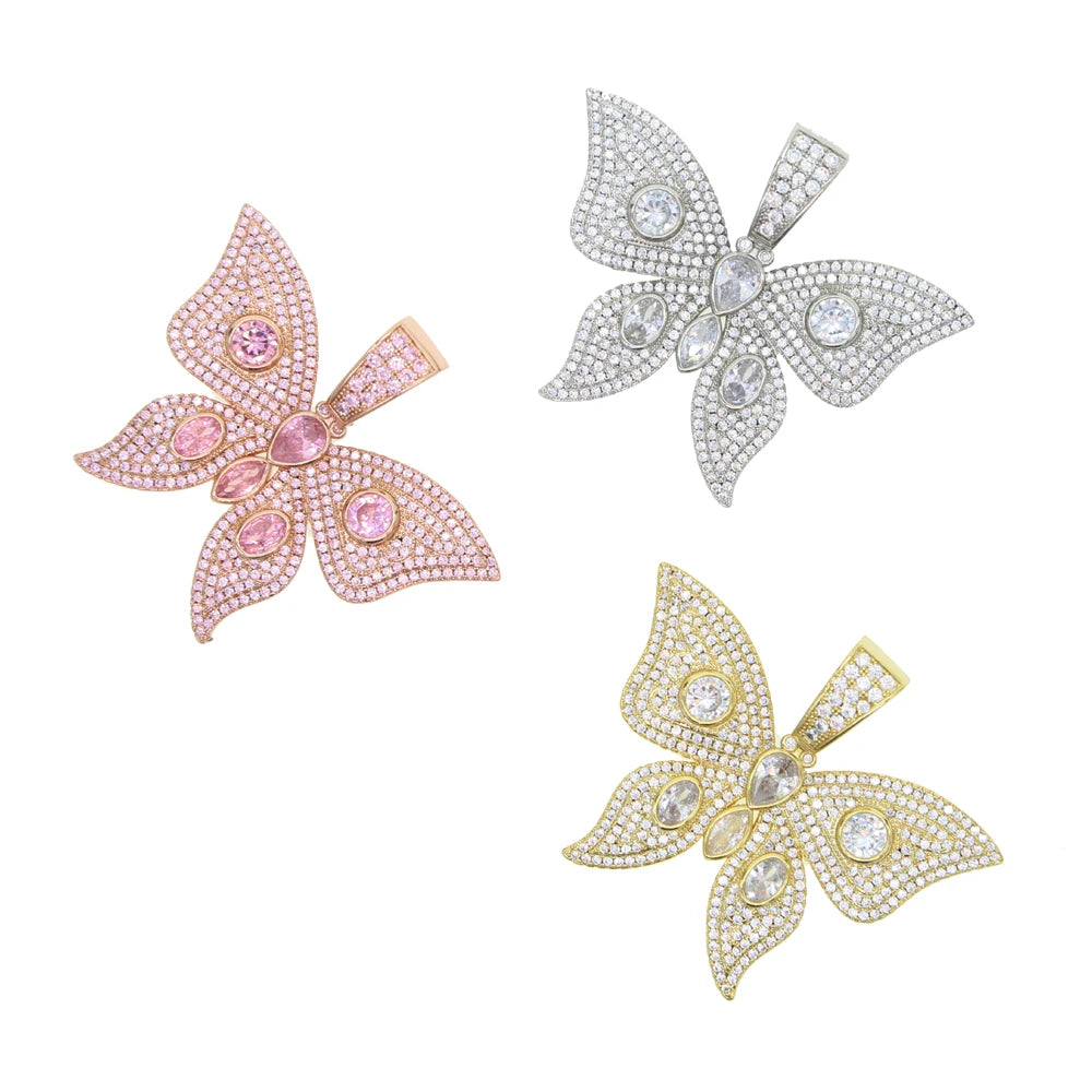 Elegant Butterfly Pendant Jewelry for Men Women