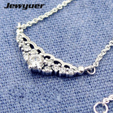 Autumn Fairytale Tiara Pendant Necklace 925 Sterling Silver Link Chain Jewelry