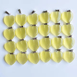 50pcs/lot Synthetic Cat's Eye Stone Mixed Heart Shape Pendants 20mm
