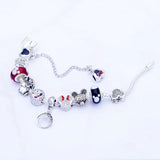American Cartoon Character Crown Bow Bracelet DIY Accessories for Children