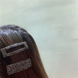 Korean Network Red Crystal Hair Clip, Broken Girl Side Headdress