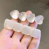 Cat's Eye Stone Love Hair Clip Fairy Hair Card Mermaid Ji Bangs Clip
