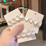 Cat's Eye Stone Love Hair Clip Fairy Hair Card Mermaid Ji Bangs Clip