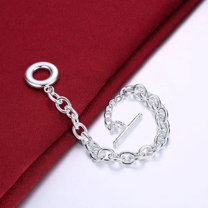 925 Sterling Silver Wild Chain Bracelets for Wedding Party