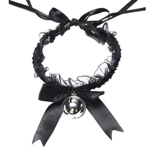 Vintage Lace Bell Necklace Choker Women's Jewelry