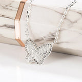 S925 Butterfly Necklace Women's Anniversary Gift