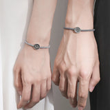 Silver Whale Elk Bracelet for Long Distance Love