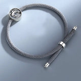 Silver Whale Elk Bracelet for Long Distance Love