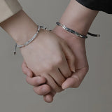 Silver Whale Tail Bird Bracelet for Long-Distance Love