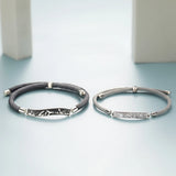 Silver Whale Tail Bird Bracelet for Long-Distance Love