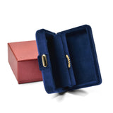 Velvet Jewelry Case/Romantic Couple Ring Box
