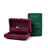Velvet Jewelry Case/Romantic Couple Ring Box
