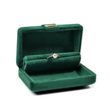 Velvet Jewelry Case/Romantic Couple Ring Box