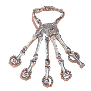 Personalized Halloween Skeleton Ghost Claw Chain Women's Bracelet