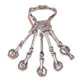 Personalized Halloween Skeleton Ghost Claw Chain Women's Bracelet