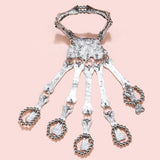 Personalized Halloween Skeleton Ghost Claw Chain Women's Bracelet