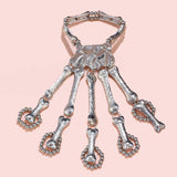 Personalized Halloween Skeleton Ghost Claw Chain Women's Bracelet
