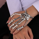 Personalized Halloween Skeleton Ghost Claw Chain Women's Bracelet