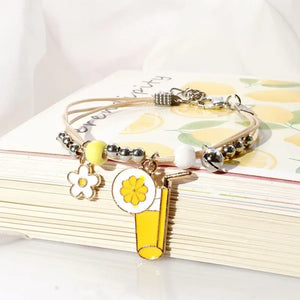 Cute Ceramic Woven Bracelet for Girls