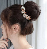 Crystal Butterfly Hairpin Rhinestone Comb Wedding Headdress