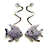 Sea Fish Crystal Flip Flops Decorative Ornament 6PRS