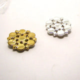 30pcs Crystals Pearl 25mm Round Metal Buttons Wedding Accessories