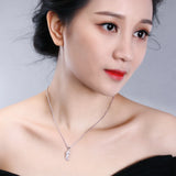Lovely Seahorse Crystal Pendant Necklace