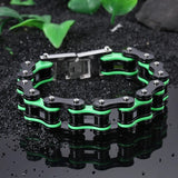 Titanium Steel Cycling Chain Bracelet for Men
