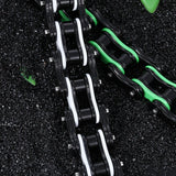 Titanium Steel Cycling Chain Bracelet for Men
