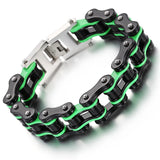 Titanium Steel Cycling Chain Bracelet for Men