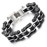 Titanium Steel Cycling Chain Bracelet for Men