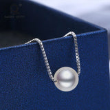 925 Silver Chain Necklace with Freshwater Pearl Pendant
