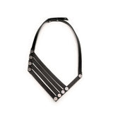 Vintage Charm Leather Necklace Statement Jewelry Gift