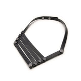 Vintage Charm Leather Necklace Statement Jewelry Gift