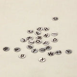 Stainless Steel A-Z Alphabet Capital Charms 10mm Set of 5 Engraved Charms