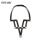 Geometric Leather Necklace Statement Necklaces & Pendants Women Men Gift Dres