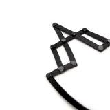Geometric Leather Necklace Statement Necklaces & Pendants Women Men Gift Dres