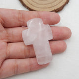 Carved Rose Quartz Pendant Perfume Bottle Jewelry