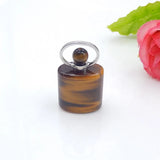 Natural Tiger Eye Carved Perfume Bottle Pendant Necklace Jewelry