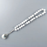 Howlite 10mm Natural Stone Tasbih with Pendant for Muslim Wedding