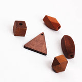 DIY Wood Pendant Charms for Jewelry Making (100pcs/lot)