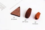 DIY Wood Pendant Charms for Jewelry Making (100pcs/lot)