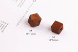 DIY Wood Pendant Charms for Jewelry Making (100pcs/lot)