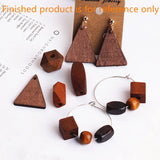 DIY Wood Pendant Charms for Jewelry Making (100pcs/lot)