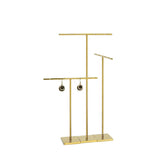 Metal T-Shaped Earring Display Rack for Jewelry Props