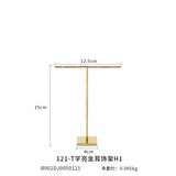 Metal T-Shaped Earring Display Rack for Jewelry Props