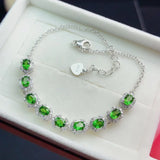Emerald Tourmaline Treasure Bracelet