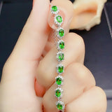Emerald Tourmaline Treasure Bracelet